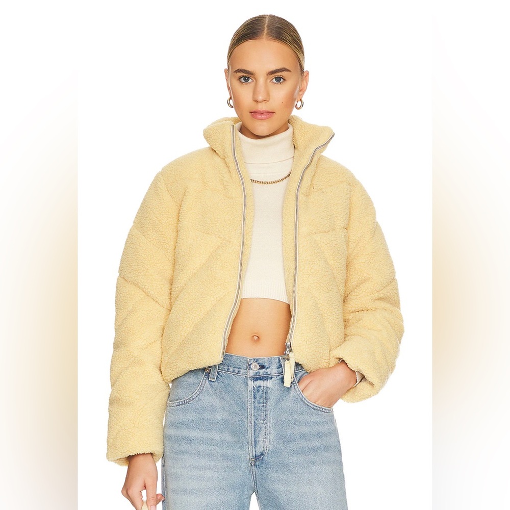 NWOT Revolve EAVES Izzy Jacket in Beige | Size Small - Picture 1 of 9